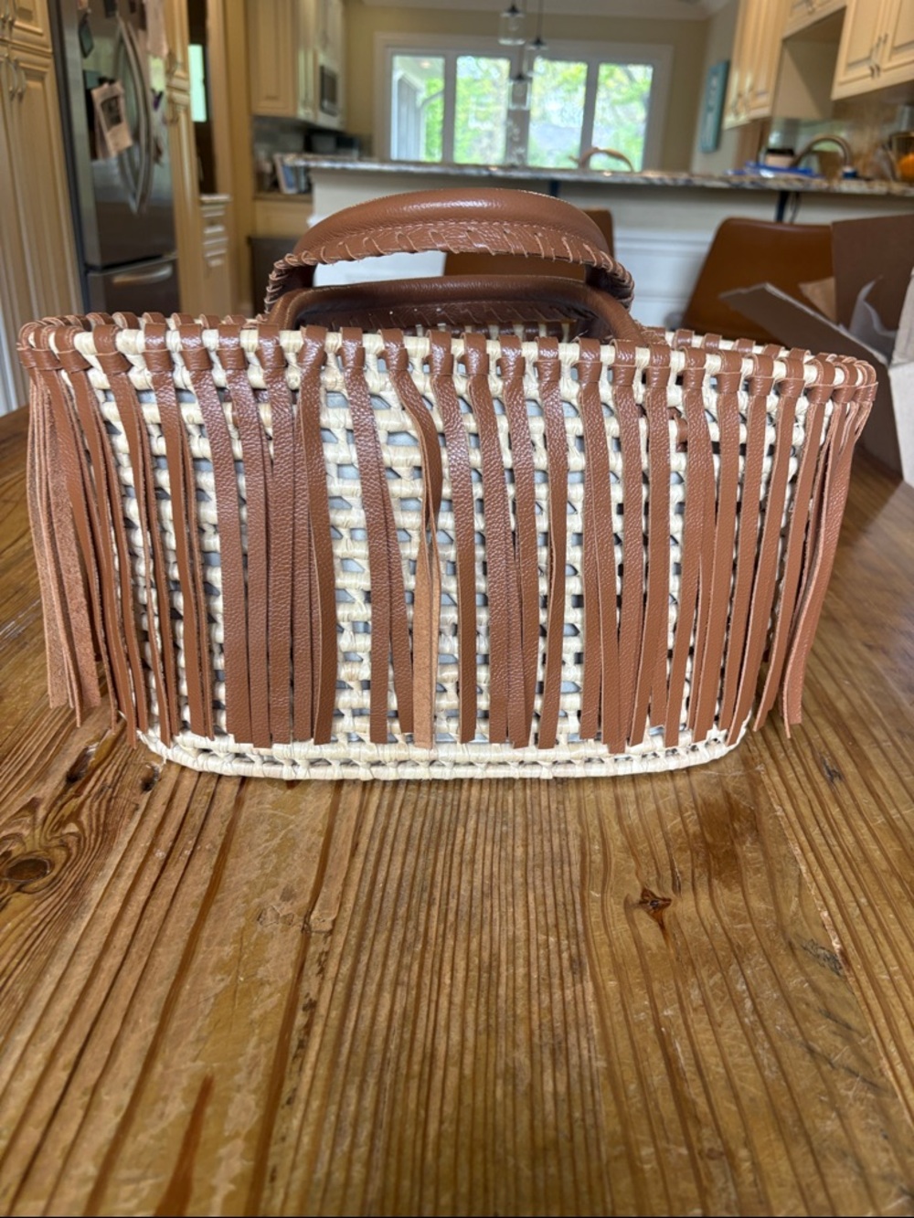NANNACAY 
 Fringed Tote Bag